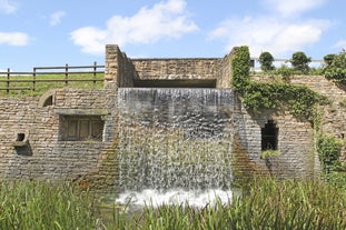 Photo of redeveloped Warehouses along the River in Leeds, UK.