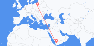 Voli dallo Yemen alla Polonia