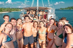 Split Boat Party With Blue Lagoon Swim Stop