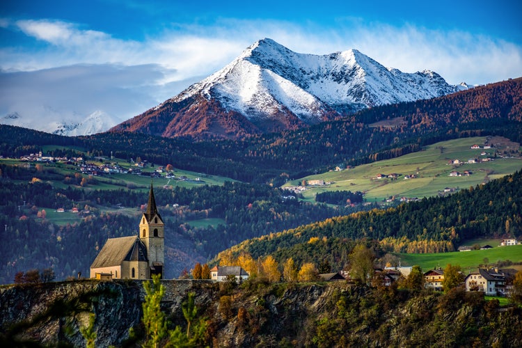 Rodenegg Church South Tyroll Alps