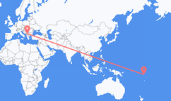 Flights from Funafuti to Pristina