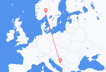 Flights from Oslo to Sarajevo