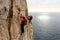 Via ferrata del Cabirol, Alghero, Sassari, Sardinia, Italy