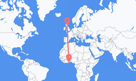 Flights from Ghana to Scotland