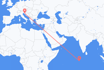 몰디브 간에서 출발해 크로아티아 리예카로(으)로 가는 항공편