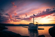 Croisières au coucher du soleil de la Grèce