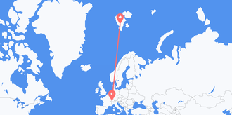 die Schweiz nach Spitzbergen und Jan Mayen