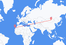 Flights from Ulaanbaatar to Las Palmas