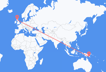 Flights from Port Moresby to Glasgow