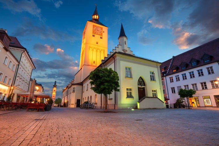 Photo of Cityscape image of downtown Deggendorf, Bavaria, Germany 