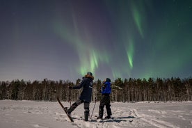 3-timmars skidvandring för små grupper på natten