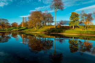 Photo of 13th Century Dunfermline Abbey in Fife, Scotland.