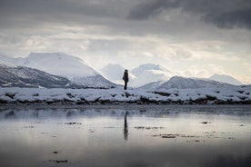 Private Tour zu Wanderungen, Besichtigungen und Schneeschuhwanderungen durch arktische Landschaften