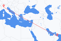 Flüge von Muscat nach Mailand
