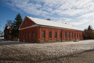 Photo of the town of Lappeenranta from the fortress Linnoitus.