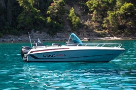 Skiathos Self Drive Boat Rental Licence Free