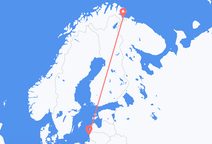 Vuelos de Palanga, Lituania a Kirkenes, Noruega