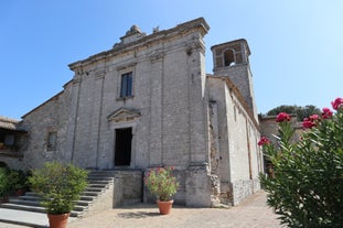 Photo of aerial view of Sirolo, Italy.