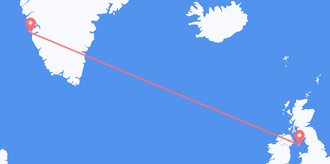 Greenland to the Isle of Man
