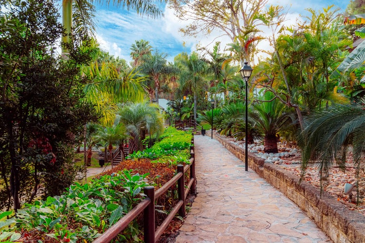 Molino de Inca Botanical Garden, Torremolinos, Malaga Spain.