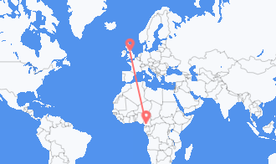 Flights from Cameroon to England