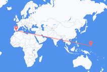 Vuelos de Estado de Chuuk, Micronesia a Malaga, España