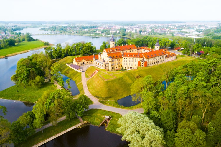 Photo of Medieval castle in Nesvizh, Minsk Region.