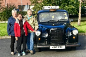 Cab tour Belfast berömda taxi privat 2 timmars äventyr väggmålning, historia