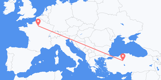 Voli dalla Turchia per la Francia