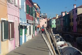 Murano-glasoplevelse med et besøg på en Burano-blondeø