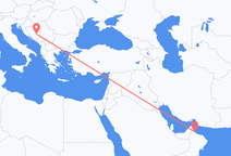 Flyrejser fra Sohar til Sarajevo