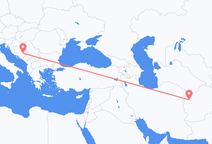 Lennot Heratista, Afganistan Sarajevoon, Bosnia ja Hertsegovina