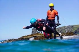 Coasteering Adventures in Bossiney Cove, Bude, and Cornwall