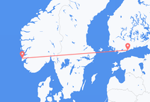 Flyreiser fra Haugesund, til Helsingfors