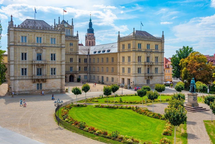 Photo of Ehrenburg palace in German town Coburg. 