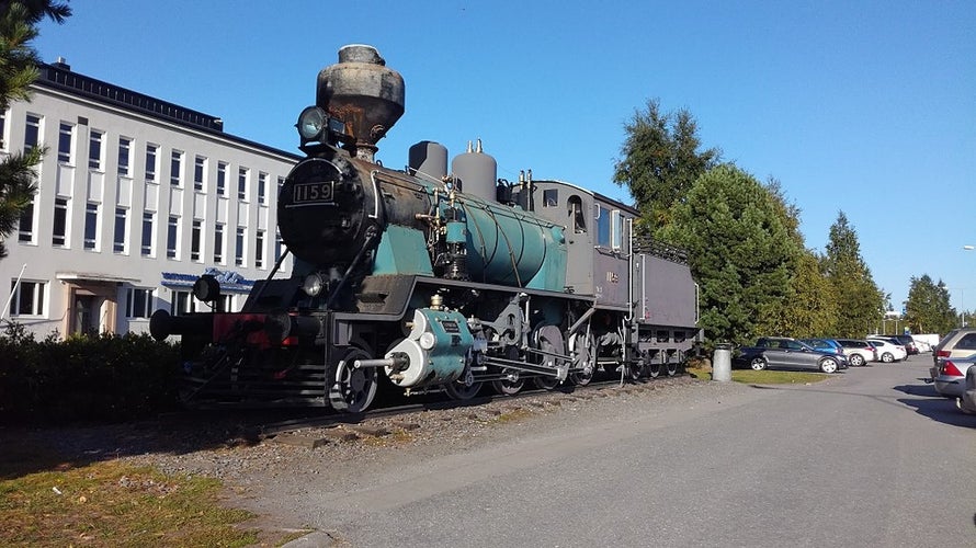  Photo of Steam locomotive  Kokkola,Finland.