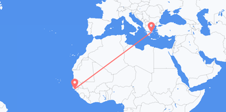 Flights from Guinea-Bissau to Greece