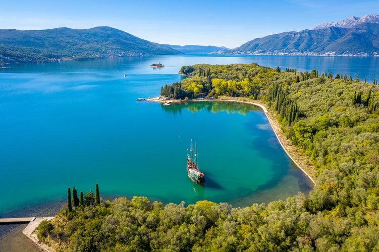 Photo of Iceland Sveti Marko in Tivat Bay, Montenegro.