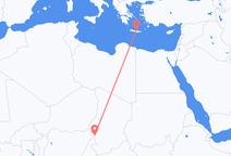 Vluchten van N Djamena naar Iraklion