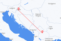 Flights from Skopje to Zagreb