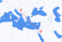 Flights from Tabuk to Sarajevo