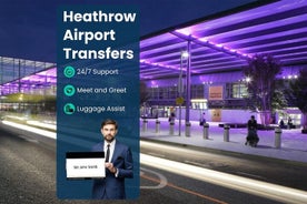 Heathrow flugvallarleigubíll - Einkaflutningur til/frá London