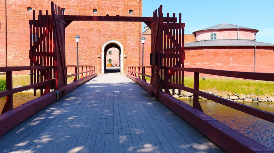 photo off view of Main entrance to citadellet Landskrona.