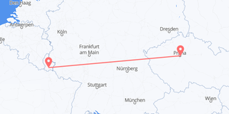 the Czech Republic to Luxembourg