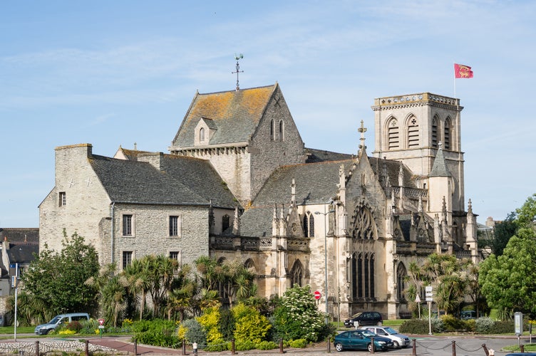 Photo of Sainte Trinite (Saint Trinity) Basilica in Cherbourg, Normandy, France.