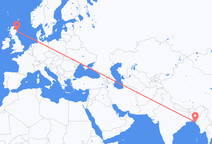 Flyreiser fra Cox's Bazar, Bangladesh til Aberdeen, Skottland