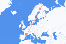 เที่ยวบินจาก Rovaniemi ไปยัง บาร์เซโลนา