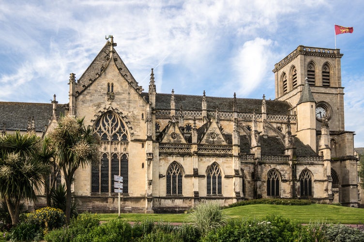 Photo of Sainte Trinite (Saint Trinity) Basilica in Cherbourg, Normandy, France.