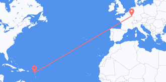 Antigua & Barbuda to Luxembourg