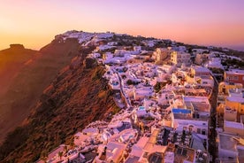 Santorini from Air and on Land Private Tour